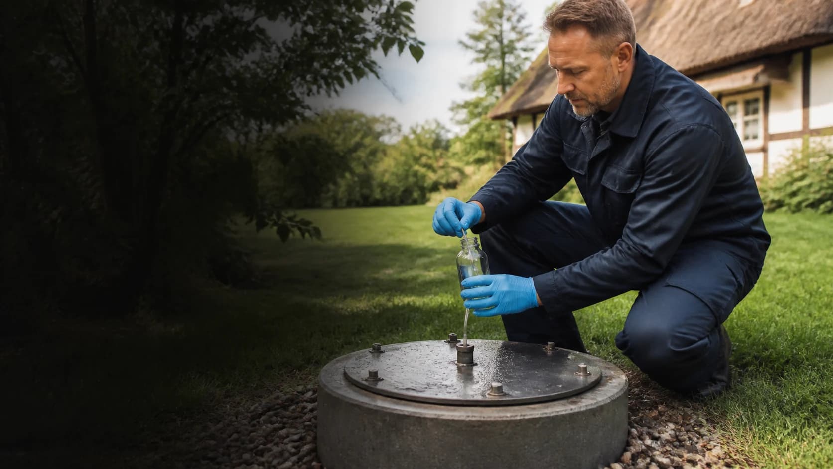 Dansk bolig med fokus på privat vandboring