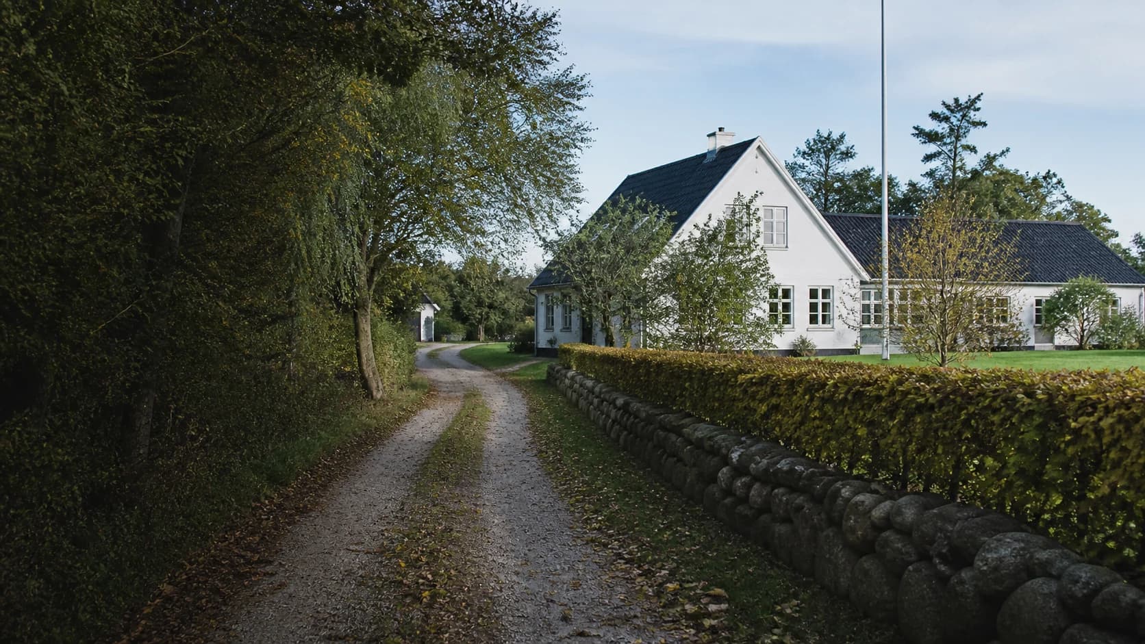 Dansk bolig med fokus på vejadgang