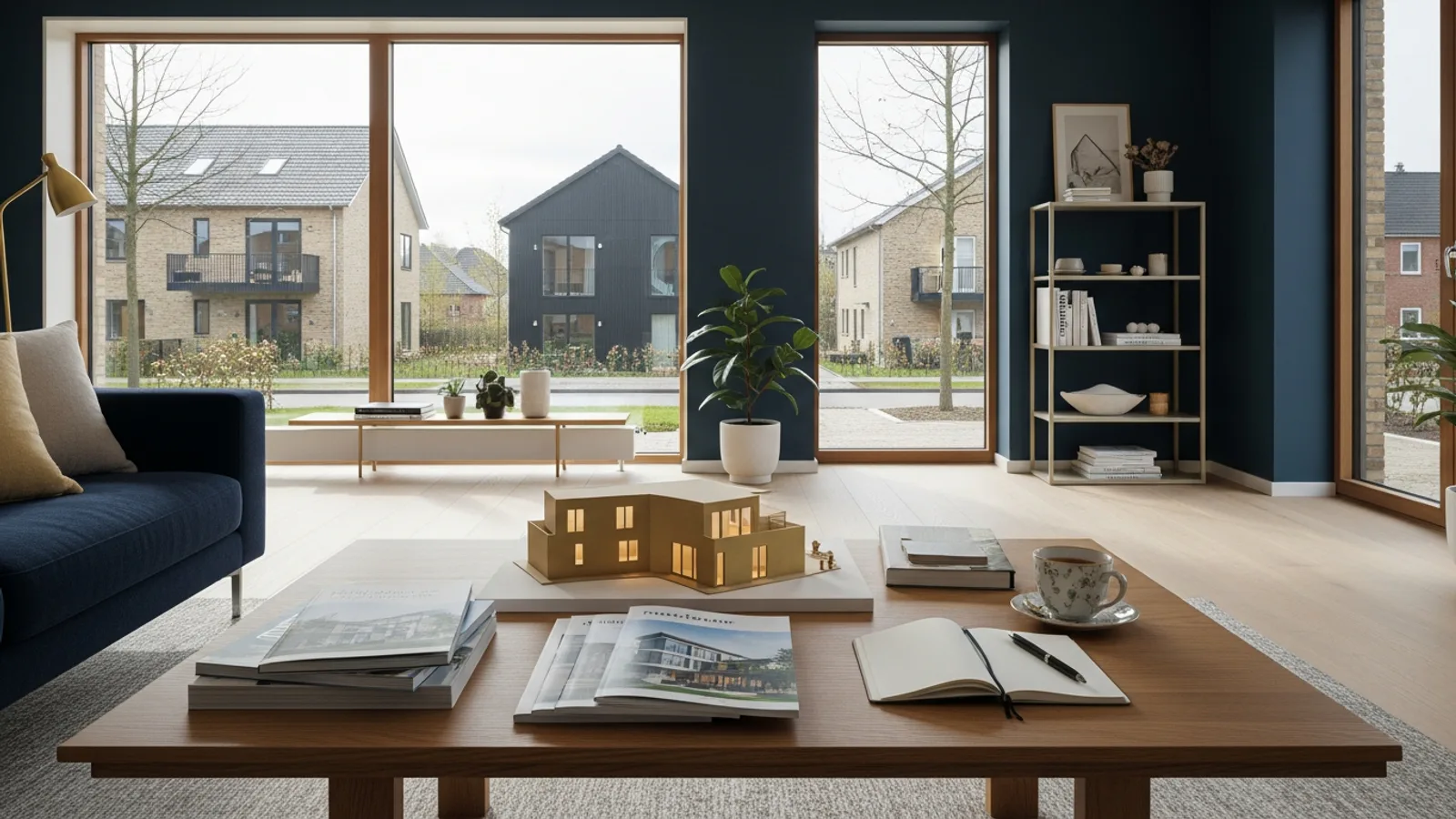 Detalje fra en dansk bolig om året, der kommer på boligmarkedet.