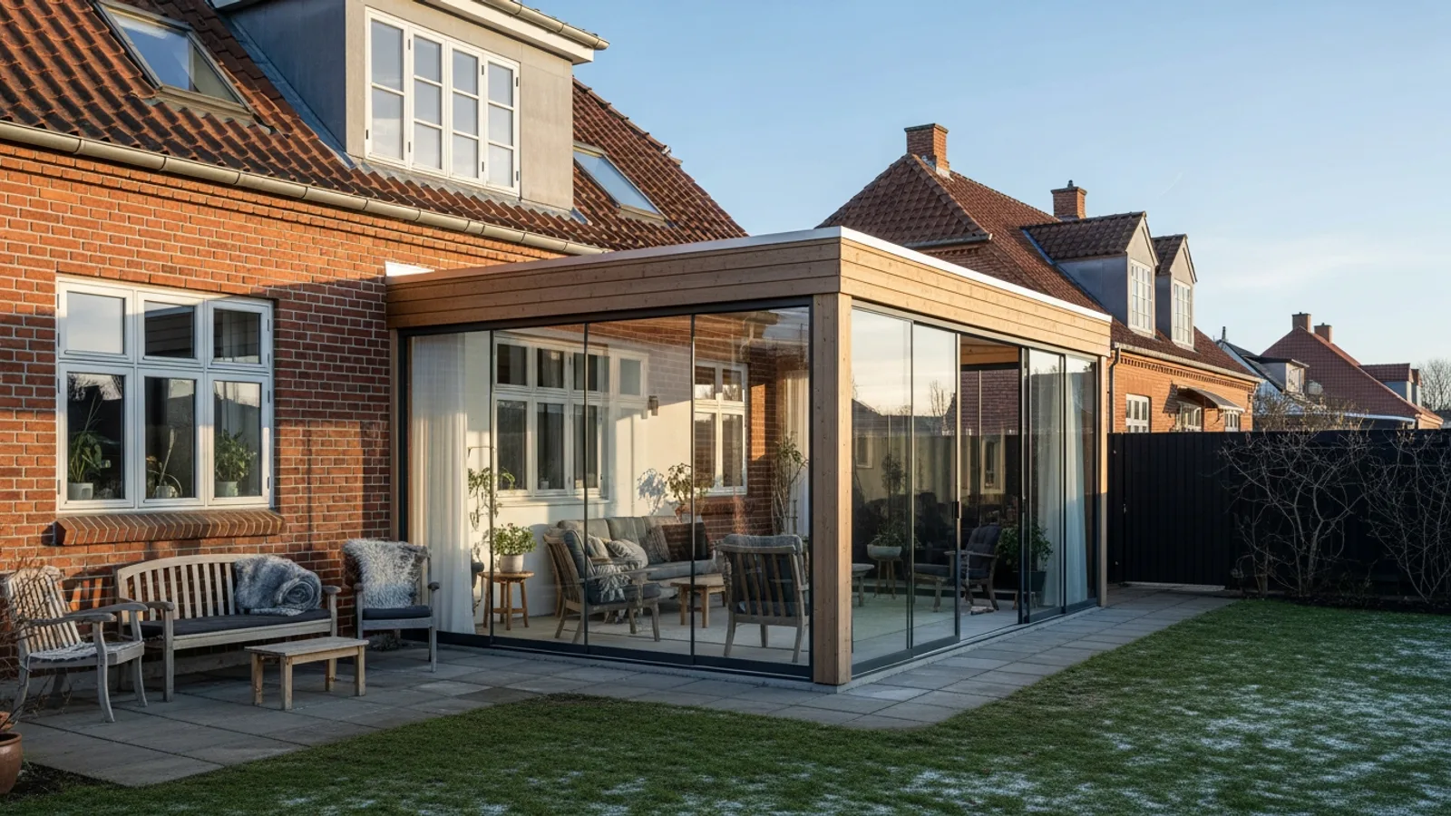 Detalje fra en dansk bolig om den ultimative guide til vinterstuer 2026: regler, priser og energi.