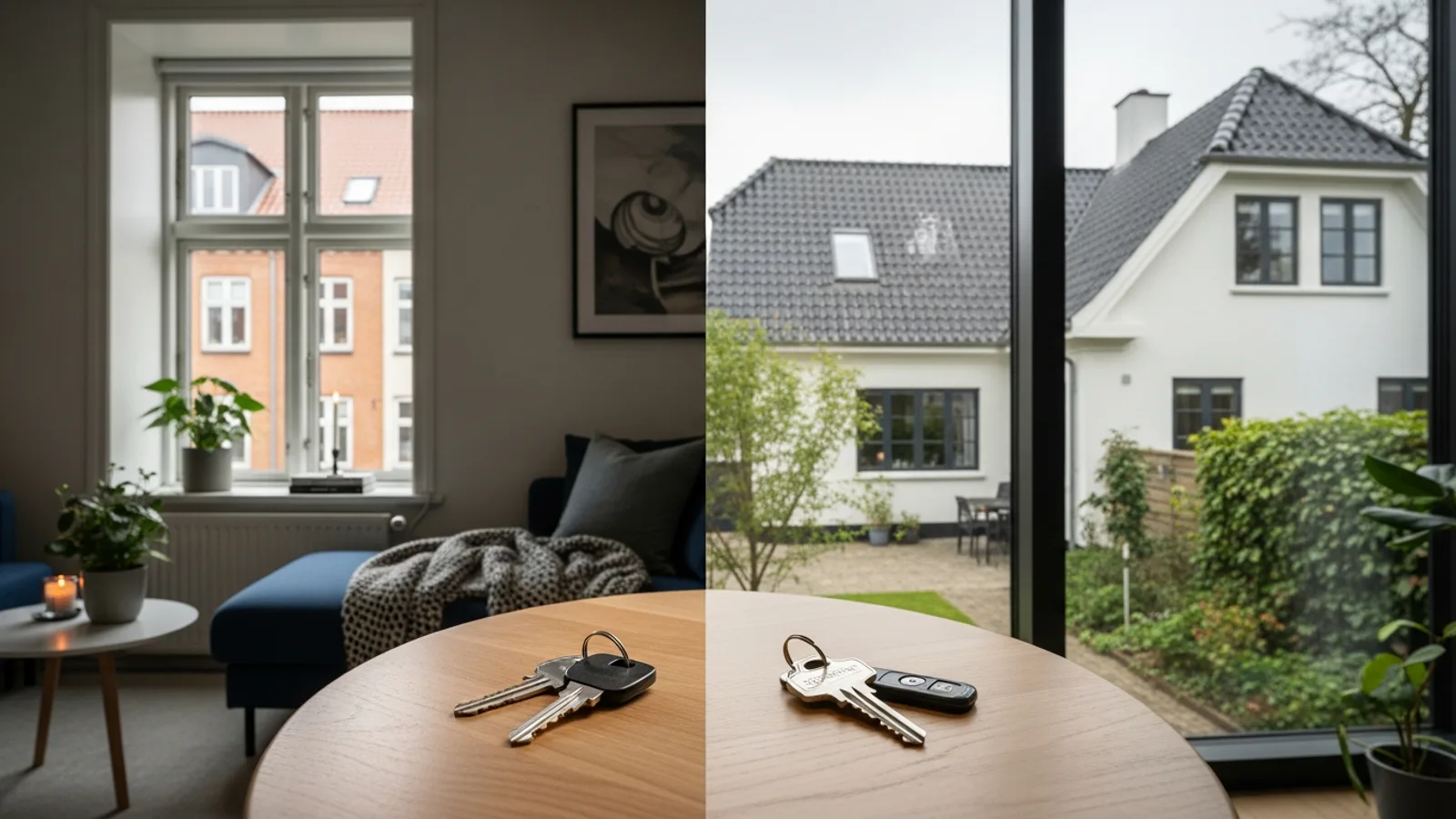 Detalje fra en dansk bolig om leje eller eje i 2026? i 45 af 98 kommuner er ejerboligen nu dyrest.
